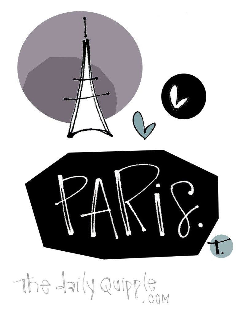 Paris and hearts.