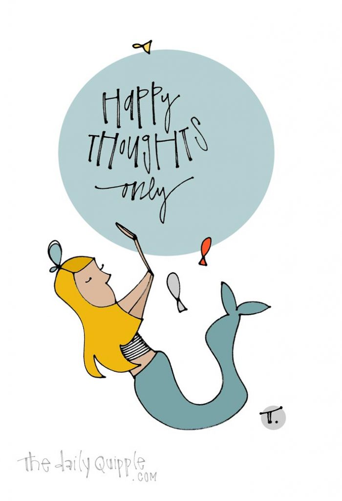 Swimming Along with My Happy Thoughts | The Daily Quipple