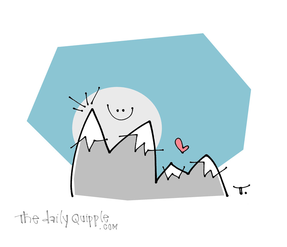 Mountain Moon | The Daily Quipple