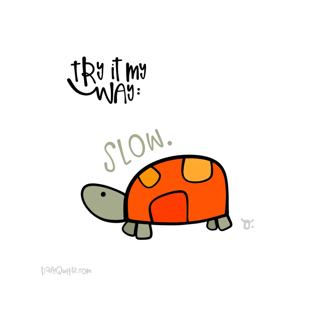 Consider Slow | The Daily Quipple