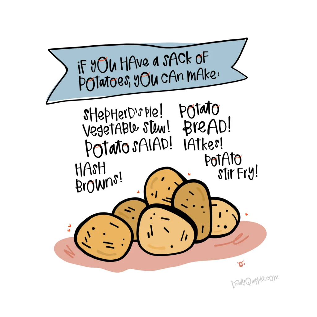 Spuds Are Buds | The Daily Quipple