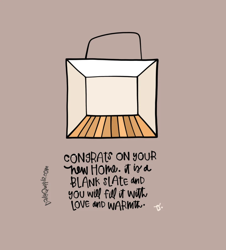 New Home Blank Slate | The Daily Quipple
