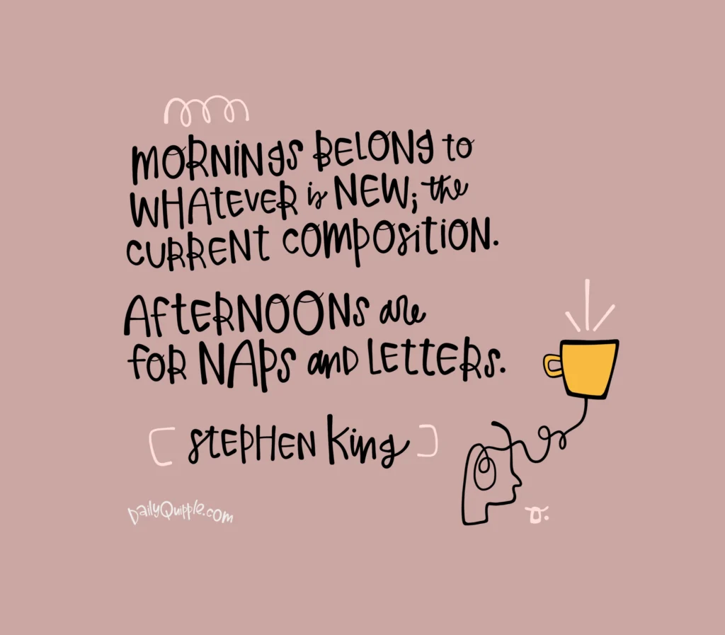 Mornings and Afternoons | The Daily Quipple