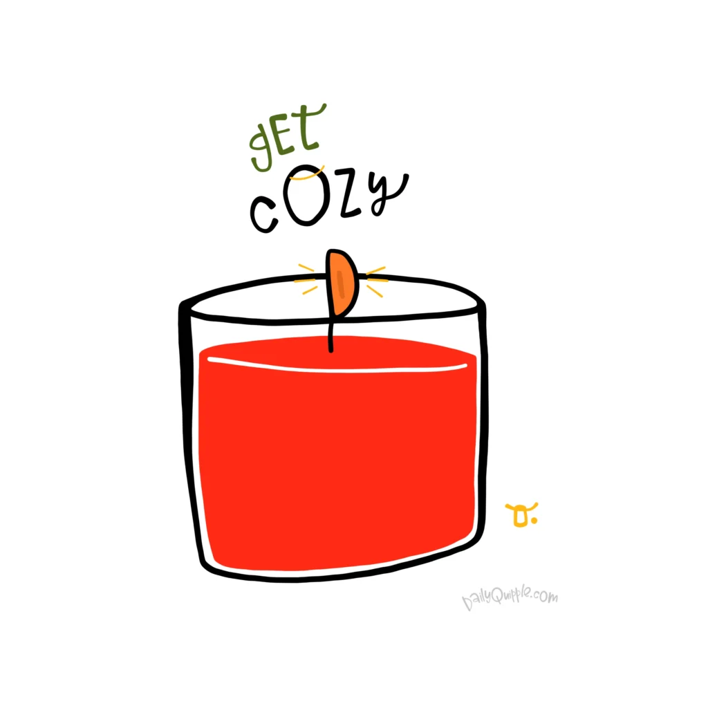 Cozy Candle Season | The Daily Quipple