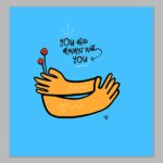 You Are True Blue Digital Print