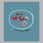 Flower Power Summer Digital Print