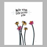 May Your Day Be Wildflowers Digital Print