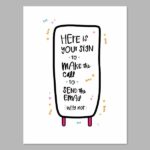 Make the Call Digital Print