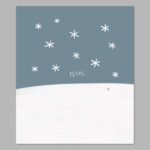 That Peaceful Snow Glow Digital Print