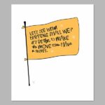 Flag of Courage Digital Print