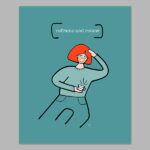 With a Cup of Tea Digital Print