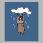 Cloud Hold Digital Print