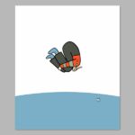 Jumping In Digital Print