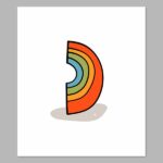 Emergency Rainbow Digital Print