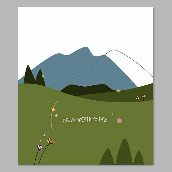 Moms Carry Mountains Digital Print