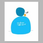 A Little Support Digital Print