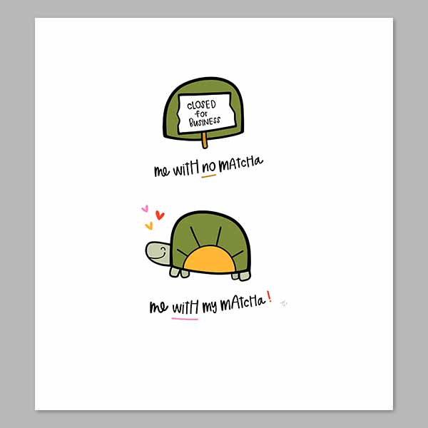 That Happy Matcha Life Digital Print