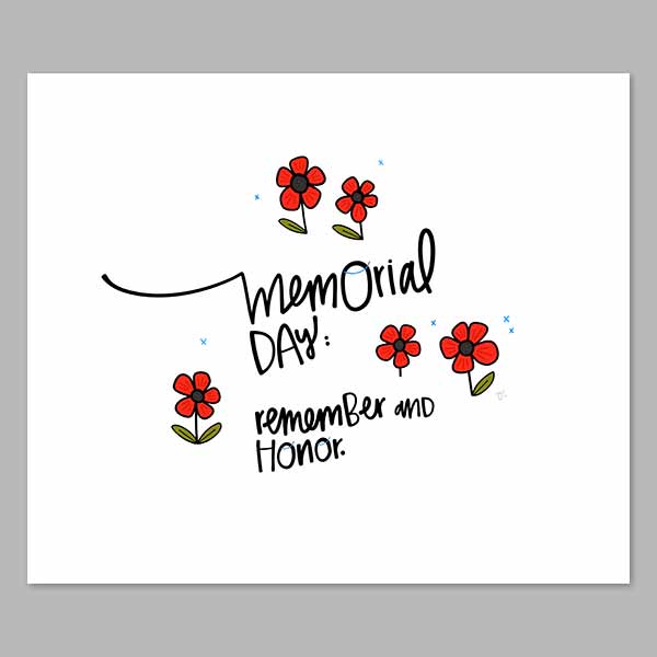 Memorial Day 2026 Digital Print