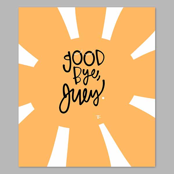 Goodbye to July Digital Print