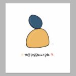 Two Pebbles Digital Print