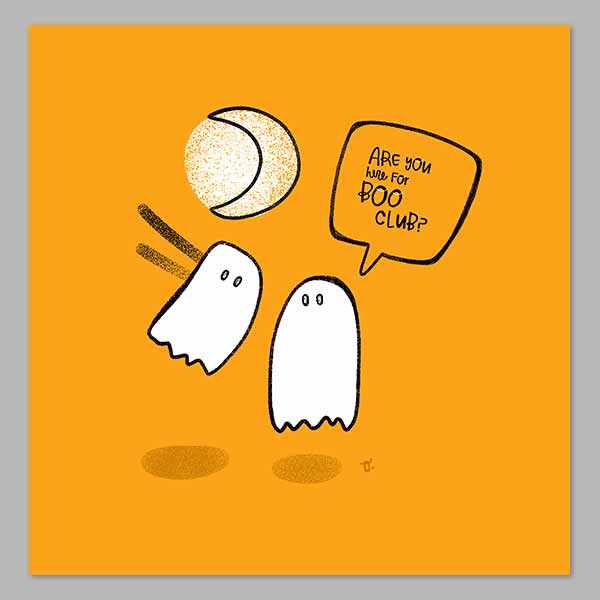 Boo Club Digital Print